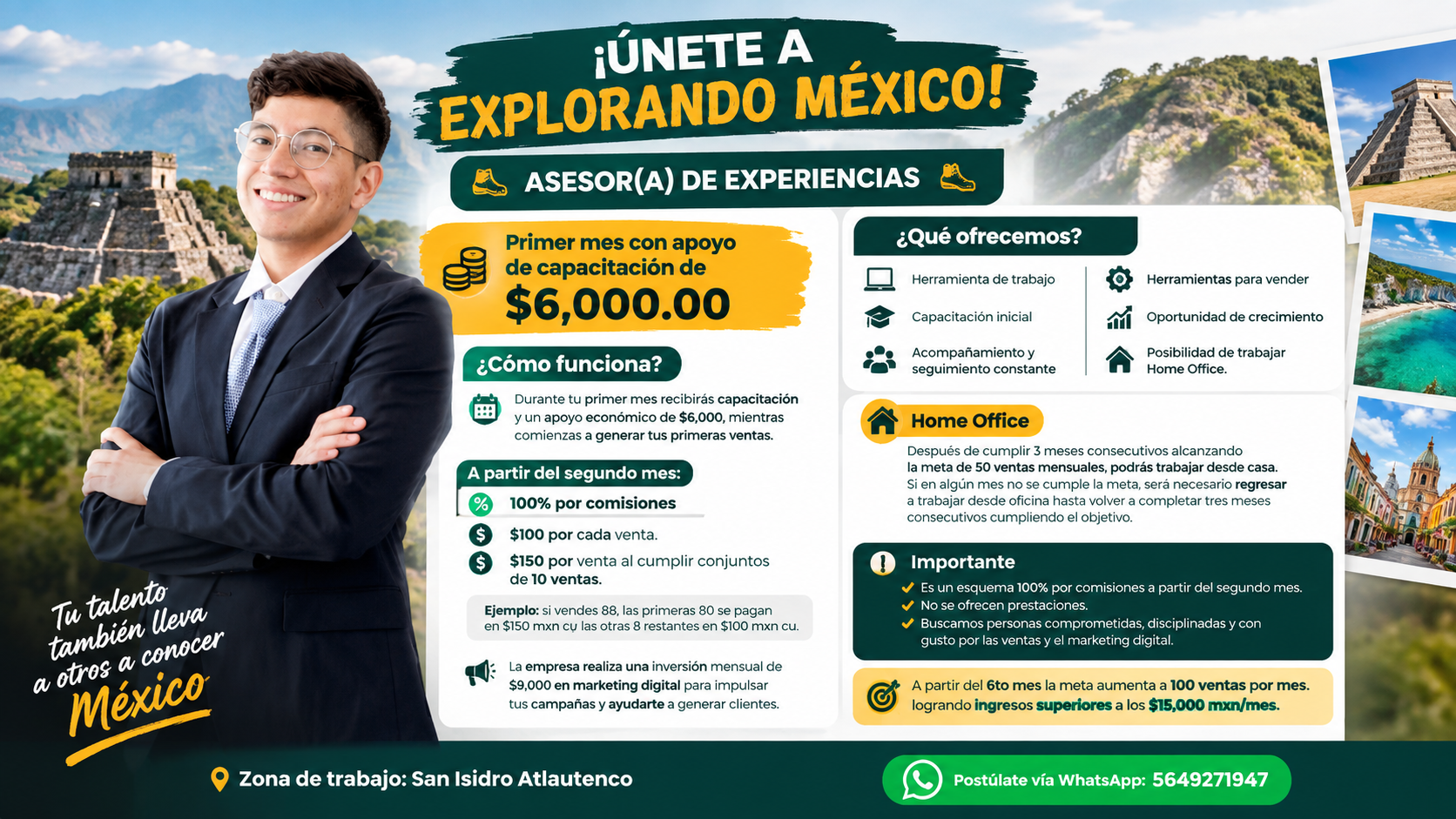Asesor(a) de Experiencias